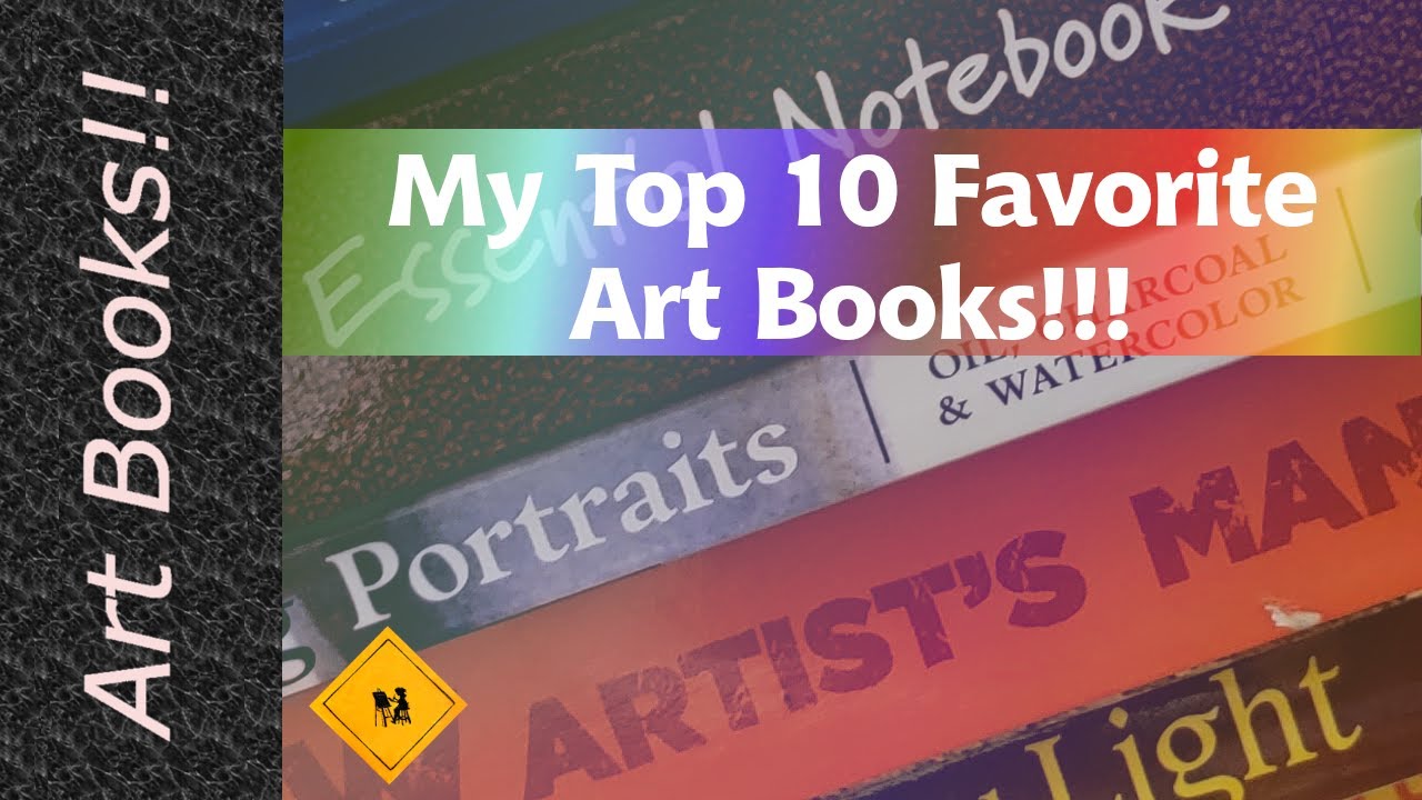 My Top 10 FAVORITE Art Books!! 🖍📘