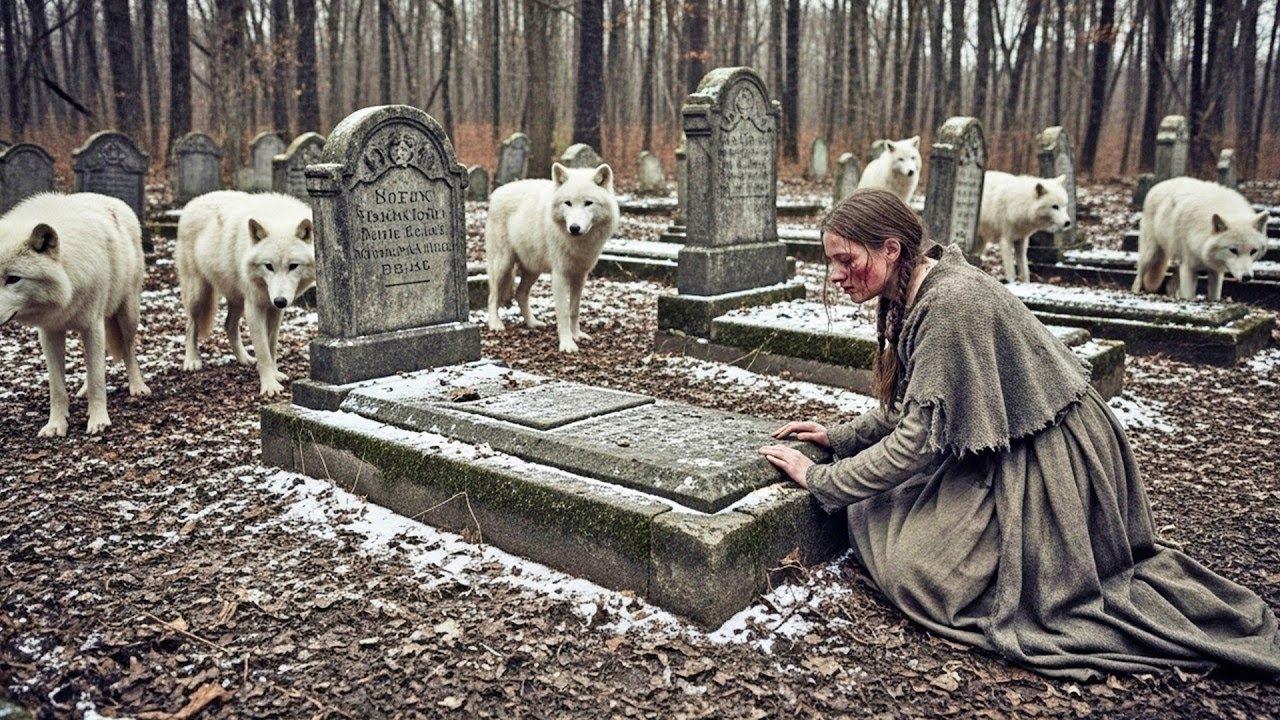 Omega fand 20 weiße Wölfe, die Vaters Grabstein umzingelten – der Alpha-König beglich eine Schu