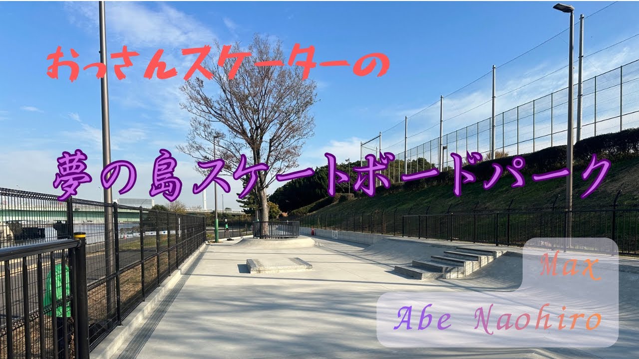 おっさんスケーターの夢の島#スケートパーク #skateboarding #スケボー 