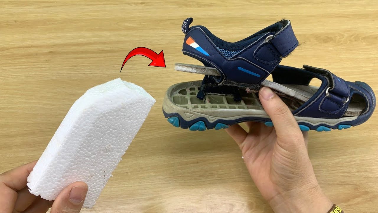 The Veteran Shoemaker Revealed This Secret! Use Styrofoam To Fix Any Shoes.