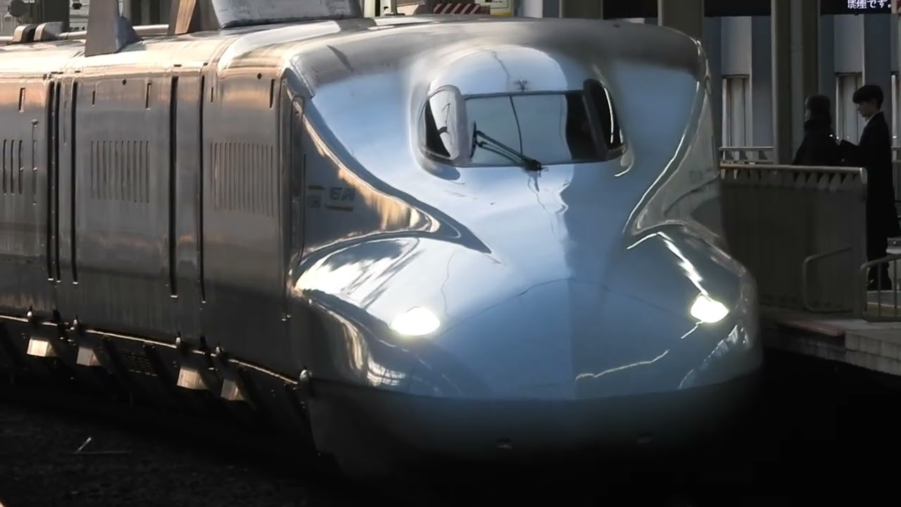 N700系7000番台　さくら566号新大阪行き　小倉駅到着