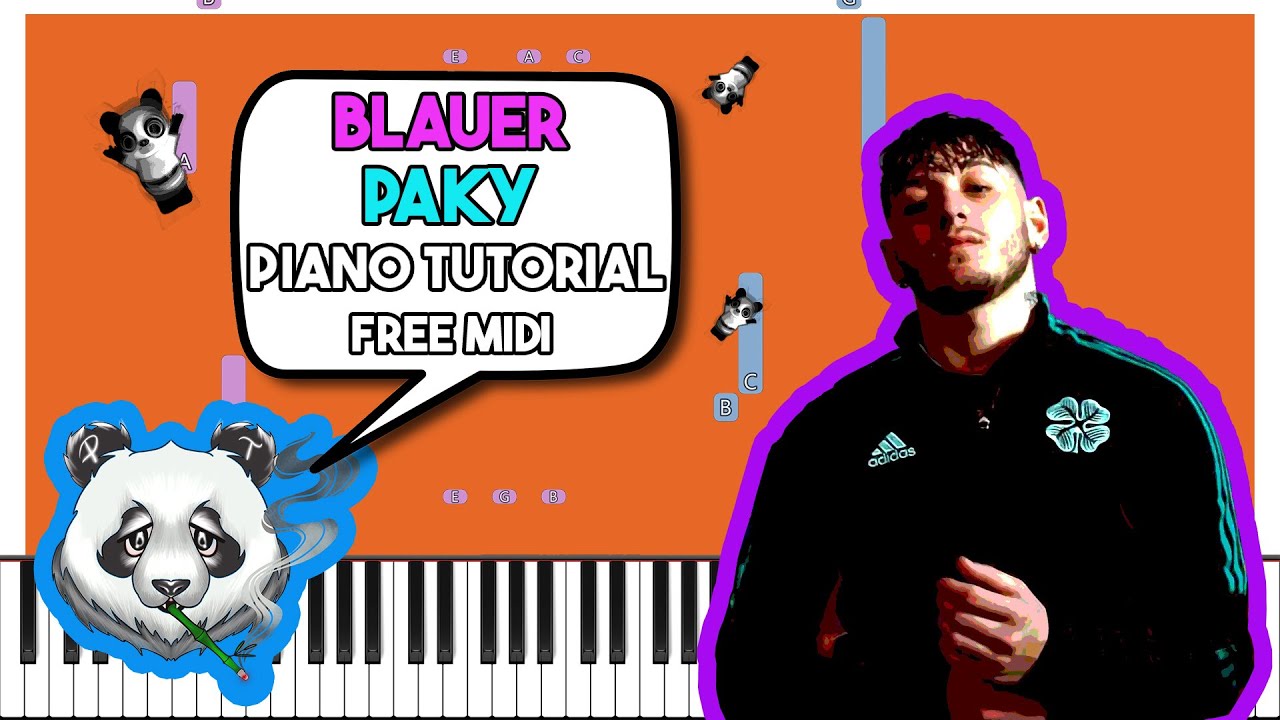 PAKY - BLAUER - INSTRUMENTAL Piano Tutorial