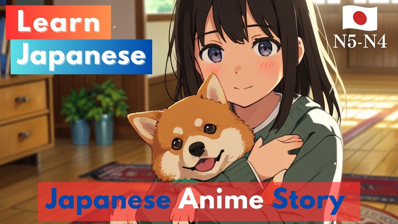Learn Japanese with short story for beginner (N5-N4 level)~Attraction of Shiba Inu~