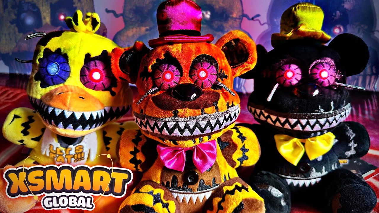 XSmart Nightmare Chica, Nightmare Fredbear & Nightmare Plushies Review