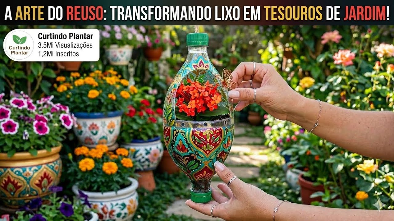 VAI SER MAIS PROCURADA QUE OURO GARRAFA PET DEPOIS DESTE VÍDEO. NÃO PODE FALTAR NA SUA CASA. #ideias
