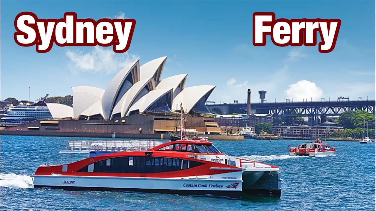 Sydney popular ferries central to parramatta/4k tour HDR
