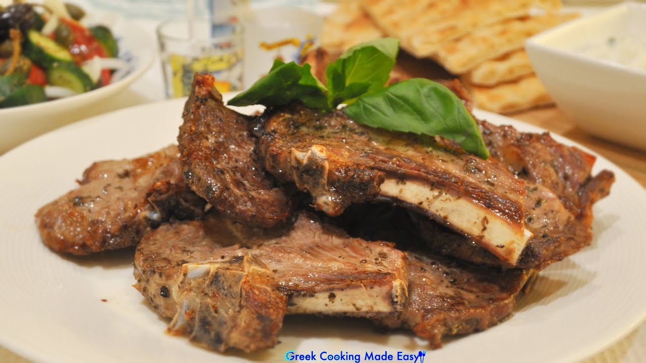 Grilled Lamb Chops - Ψητά Παϊδάκια Αρνίσια στο Γκριλ