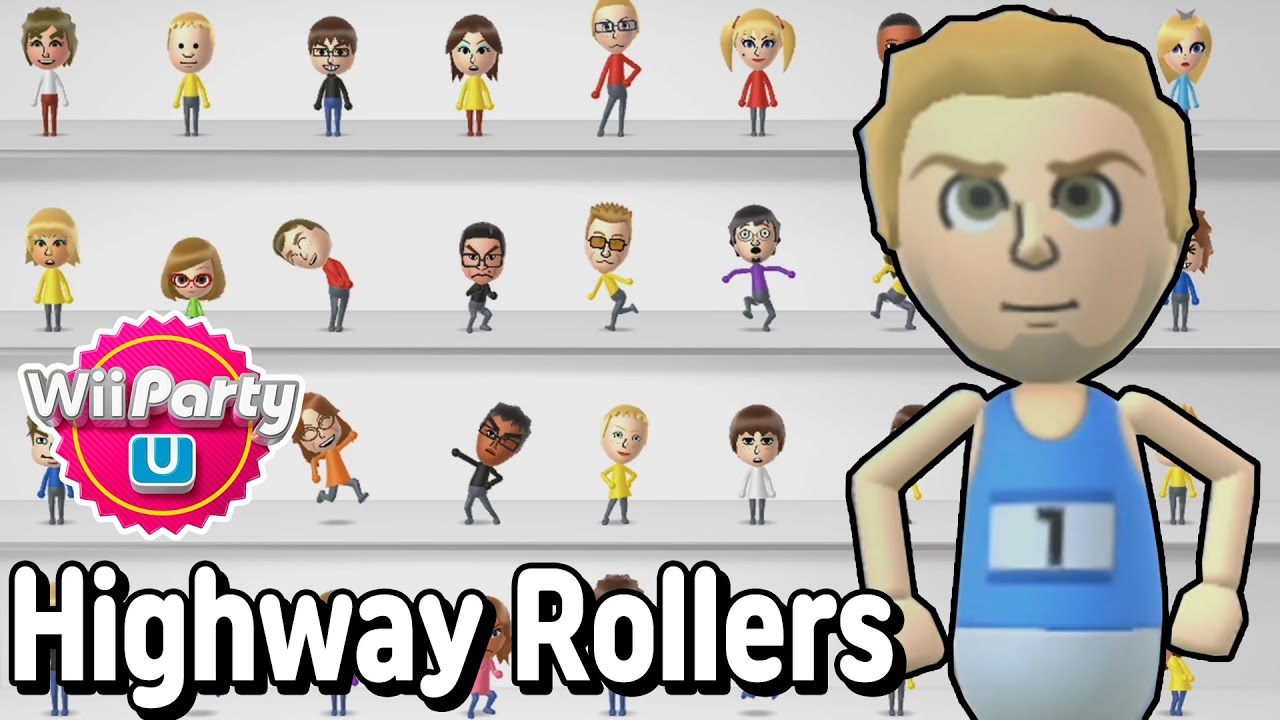 Wii Party U - Highway Rollers | Matt, Xixi, Matt and Skip | Alexgaming