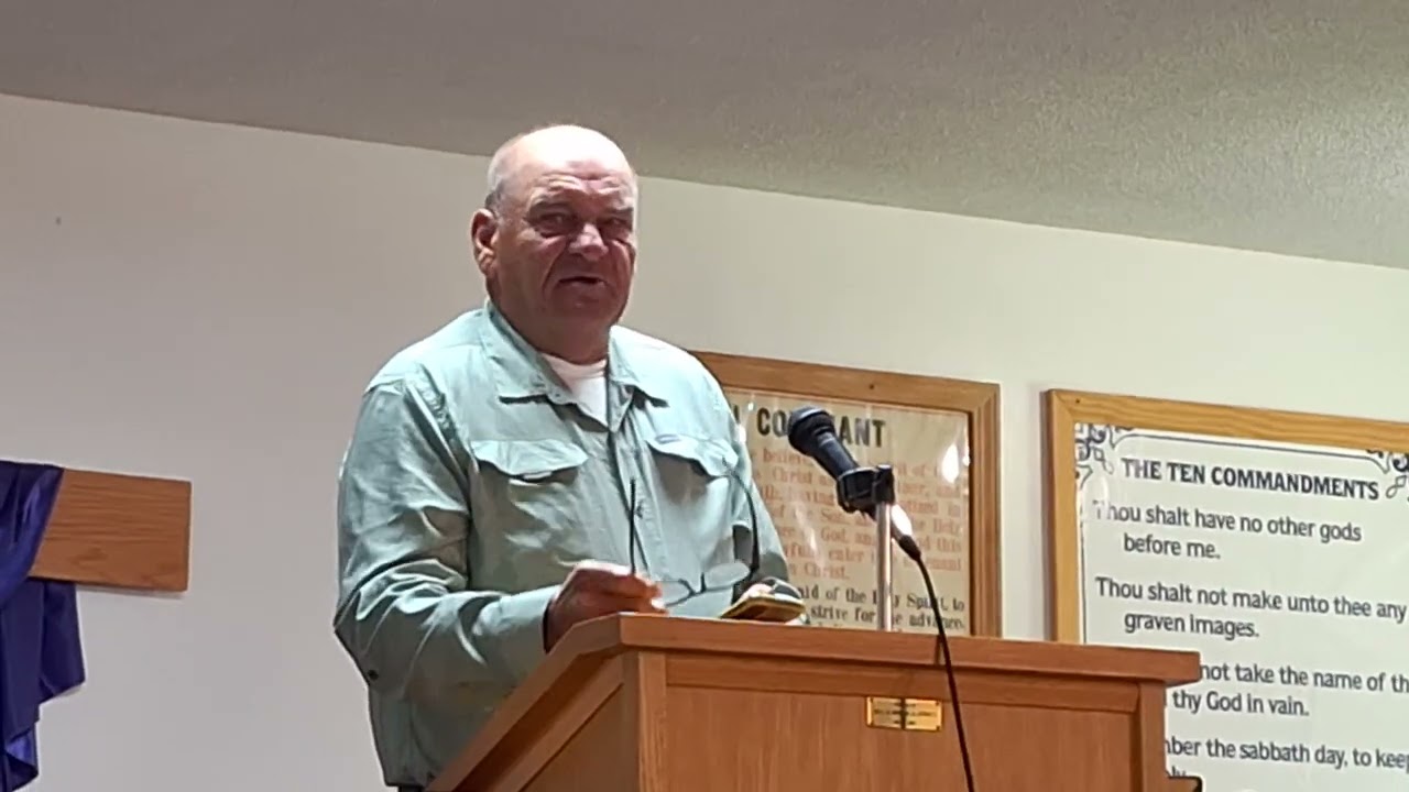 Ronald Powell at Ernie Smith's Memorial Service.May 17, 2025 Red Hill Baptist Church