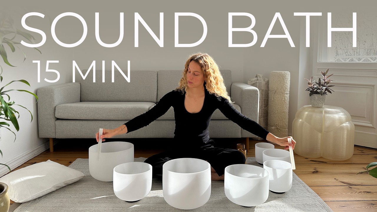 Singing Bowls Sound Bath for Relaxation | 15 Min Sound Healing Meditation