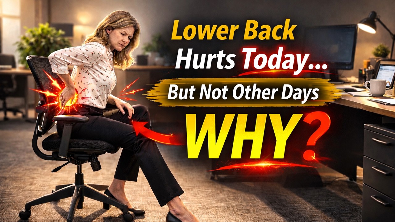 Lower Back Hurts Today… But Not Other Days? Why Sitting Feels Worse Sometimes