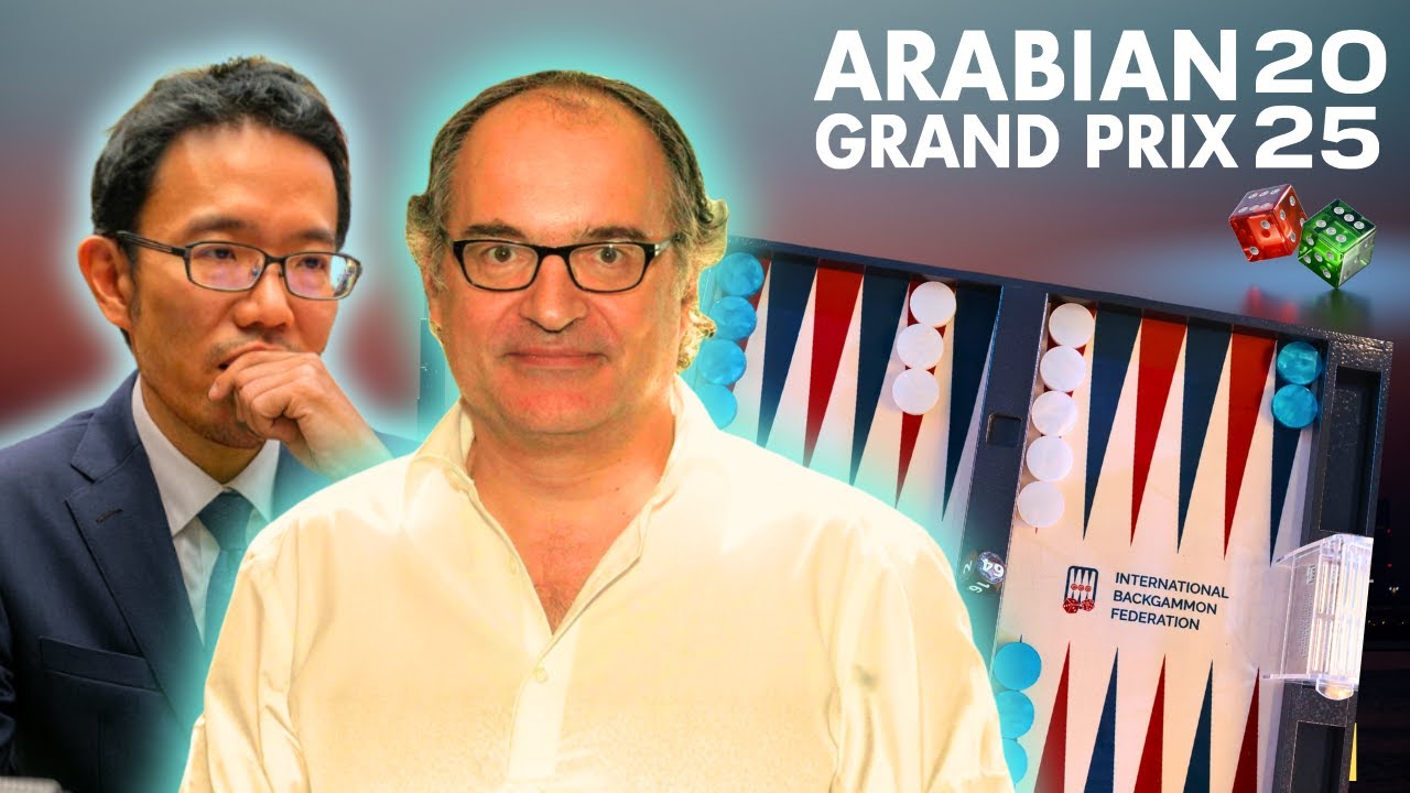 Backgammon Arabian Grand Prix 2025 ▸ Mochy 🇯🇵 vs 🇩🇪 Kimon Papachristopoulos