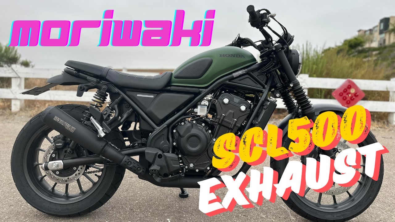 Установка полной выхлопной системы Moriwaki для Honda SCL500 CL500 2023 года