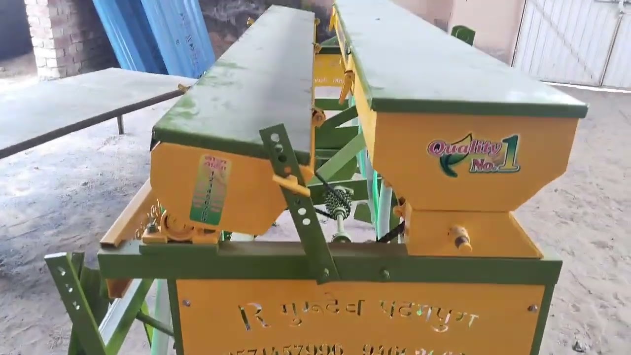 multi crop seed drill 9660250801#agriculture #farmer #impliment # tachnology