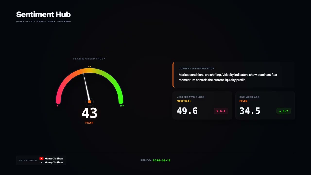 Stock Market | Fear and Greed Indicator | 2026-06-16