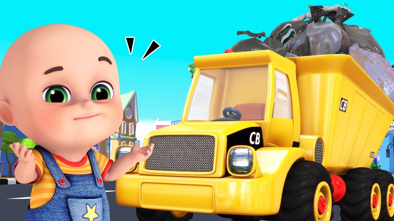Wheel On The Garbage Truck Go Round And Round | Nursery Rhymes For Kids | Play With Bobo