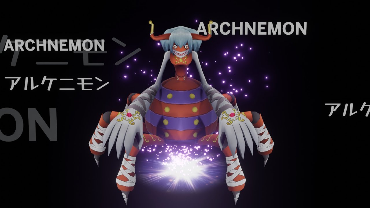 Archnemon (Arukenimon) Full Evolution