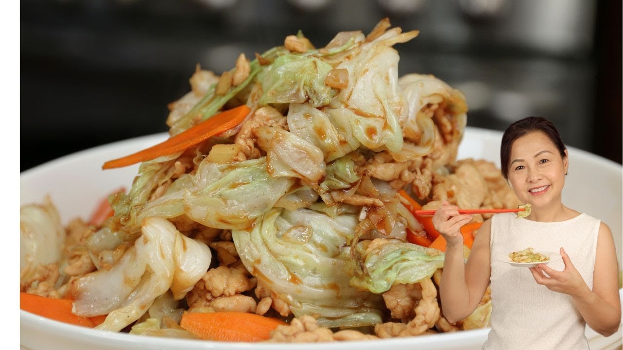 Quick and Healthy Chinese Chicken Cabbage Stir-fry