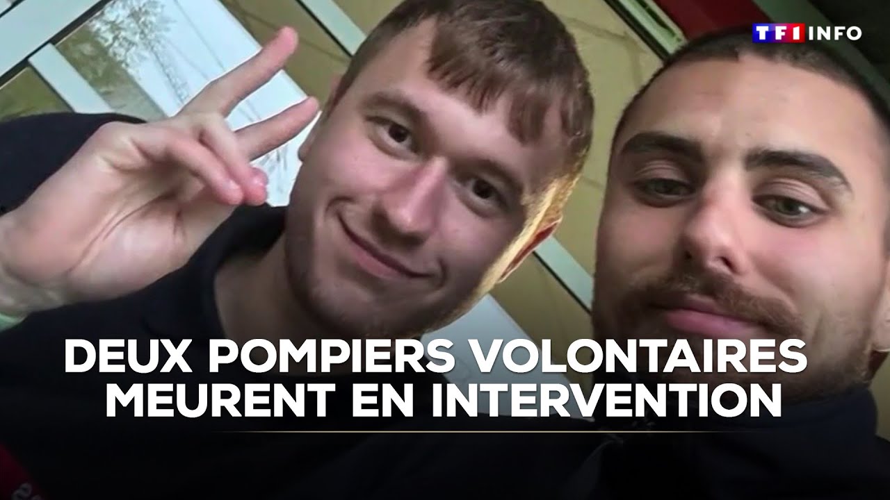 Deux pompiers volontaires meurent en intervention｜TF1 INFO