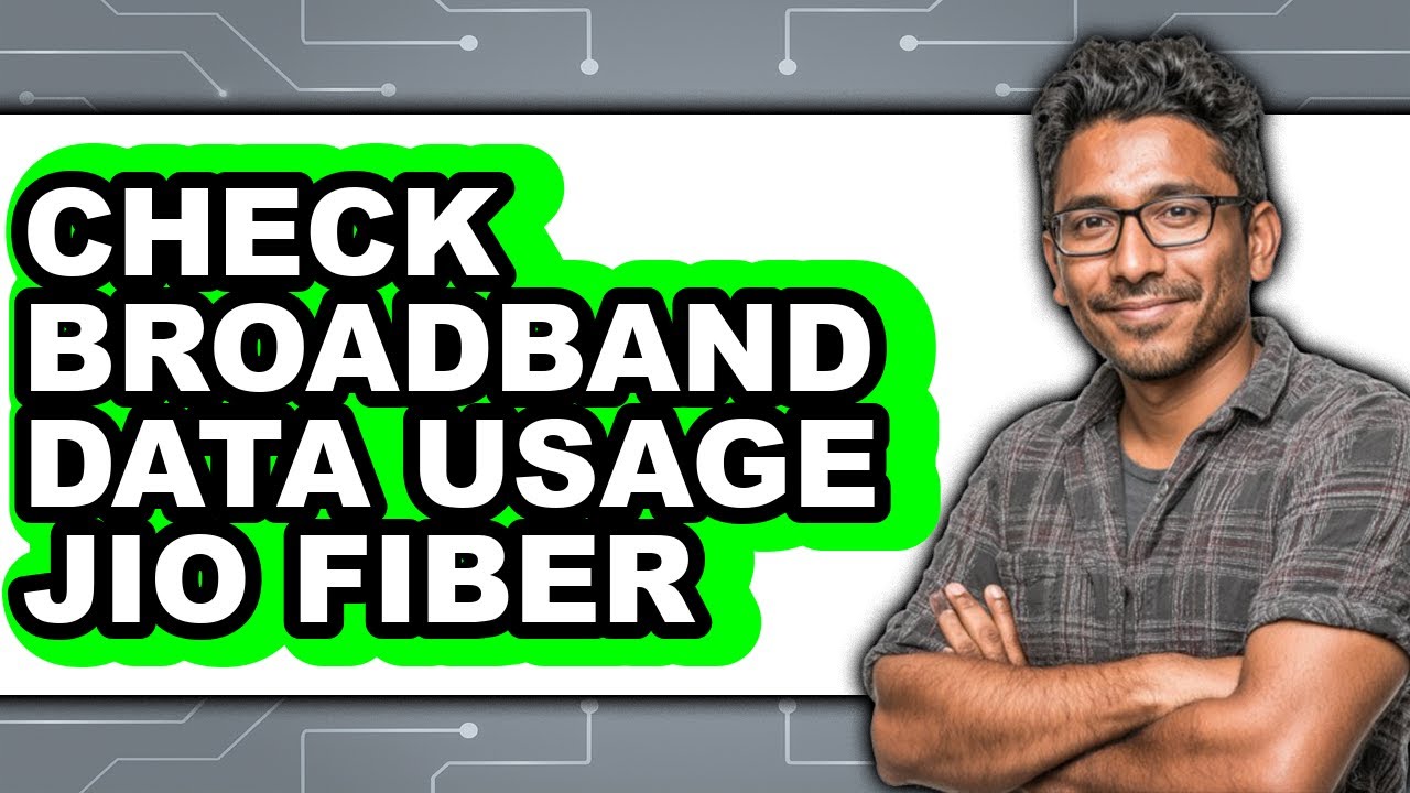 How to Check Broadband Data Usage Jio Fiber (full Guide)