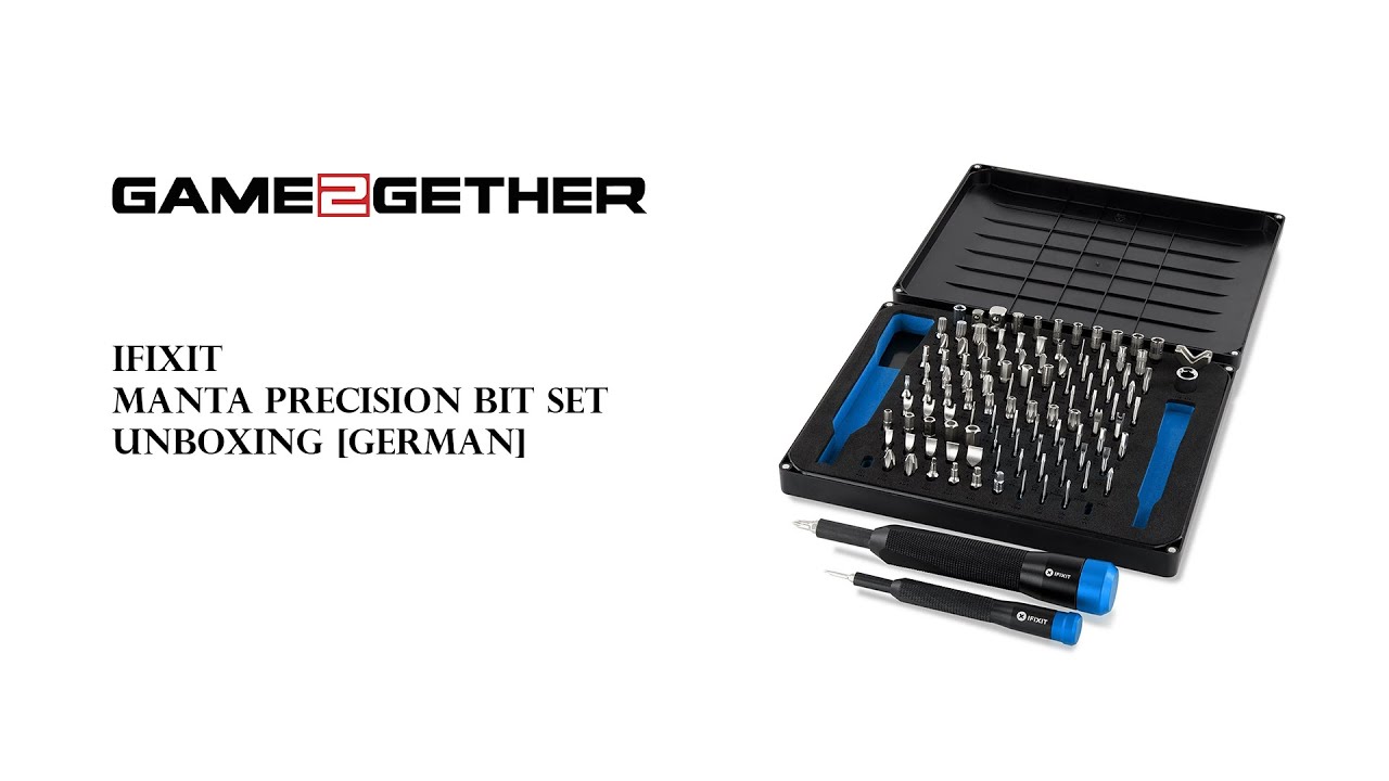 iFixit Manta Precision Bit Set Unboxing [GERMAN]