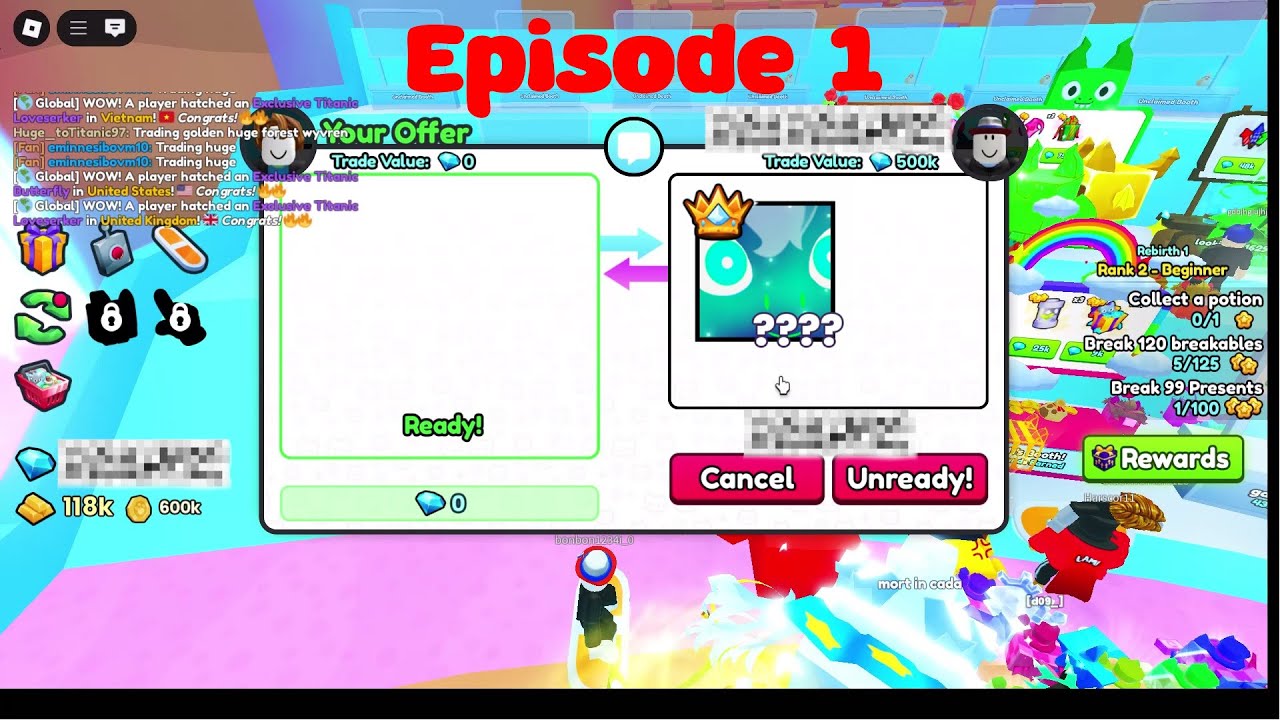 Dog To Titanic Free To Play! Ep. 1 | A new begin! (In Pet Simulator 99)