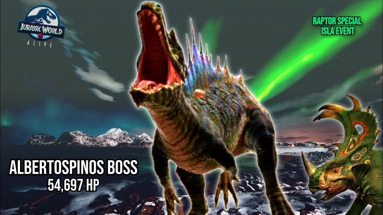 Jurassic World Alive ISLA EVENT: Can You Beat the ALBERTOSPINOS BOSS?