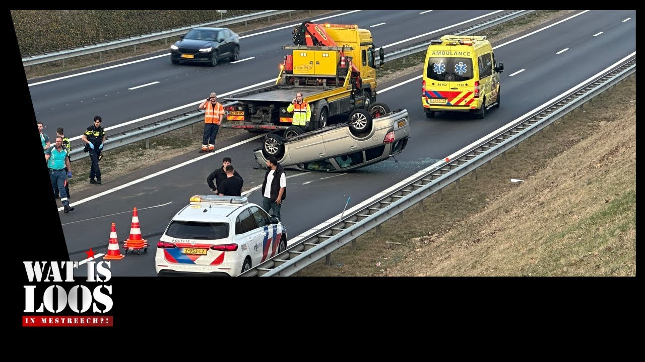 AUTO OP DE KOP OP N300 IN BRUNSSUM