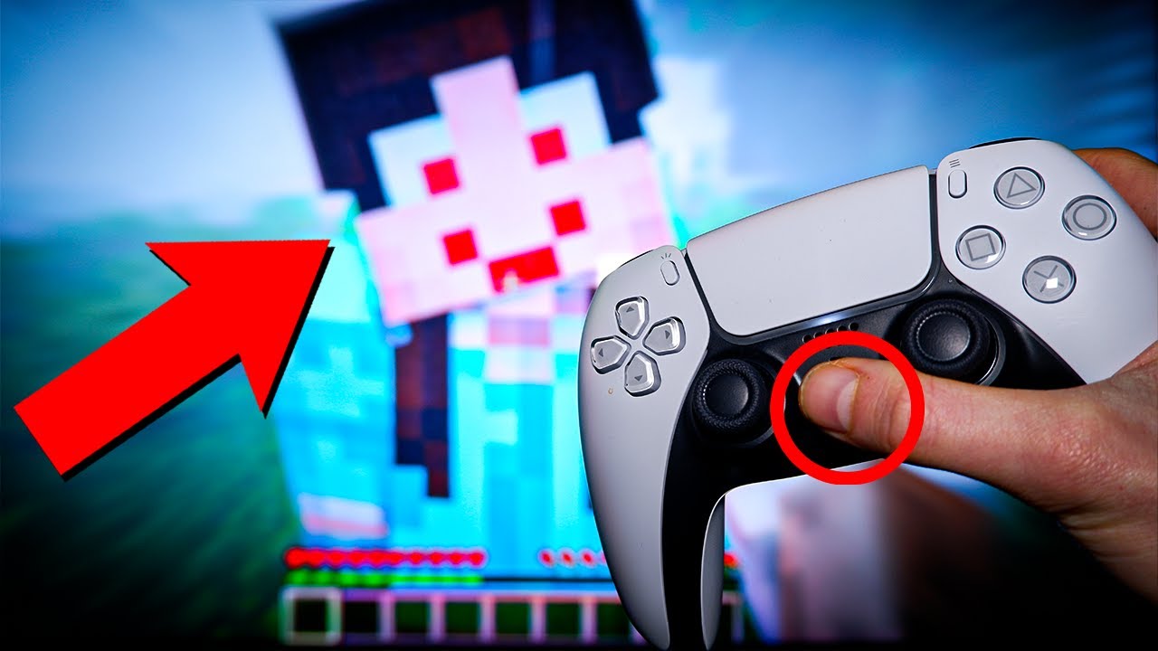 PS5 MİNECRAF'TA GİZLİ TUŞU BULDUM