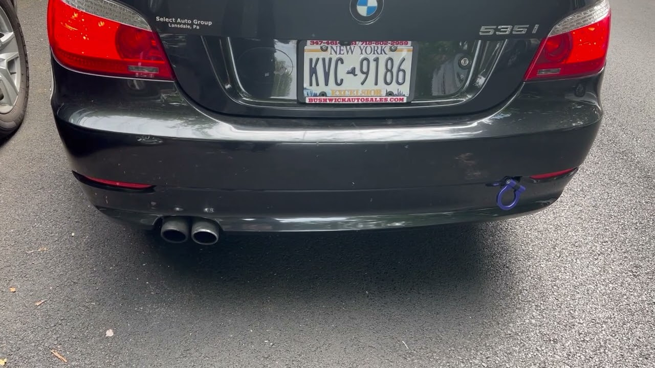 MHD tune stage 2 E60 2009 BMW 535i catless but has resonator and stock muffler