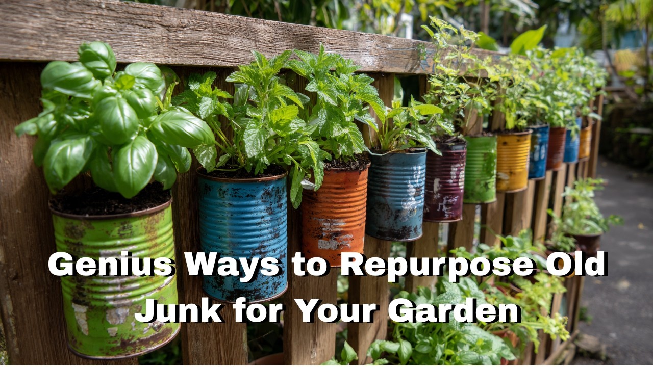 Trash No More: 15 Genius Ways to Repurpose Old Junk for Your Garden