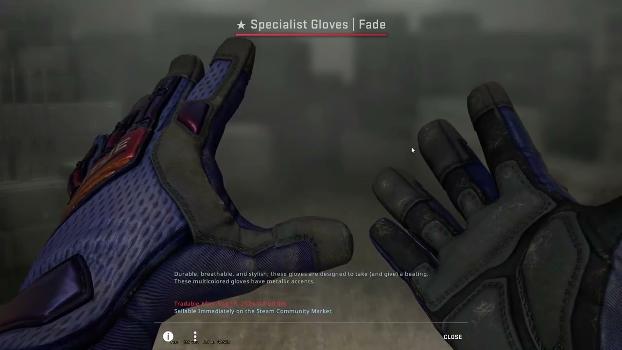 CSGO | Specialist Gloves | Fade Field-Tested Unboxing!