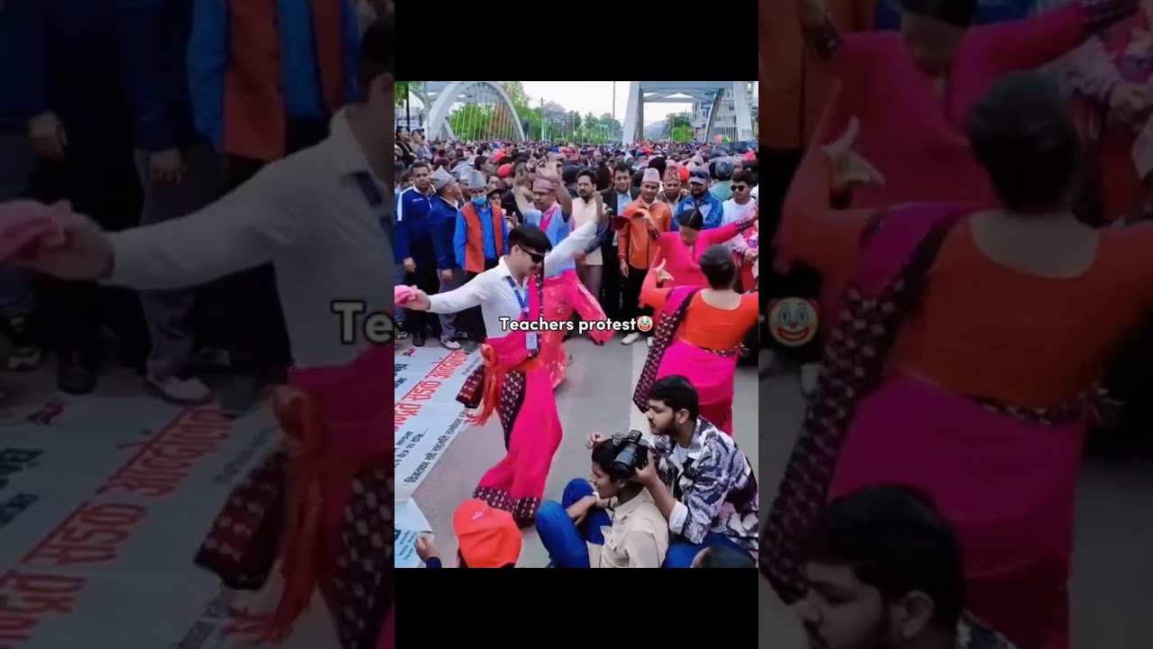 ||Teachers 🤡 vs Students🔥💯 protest || #genz #protest #shorts