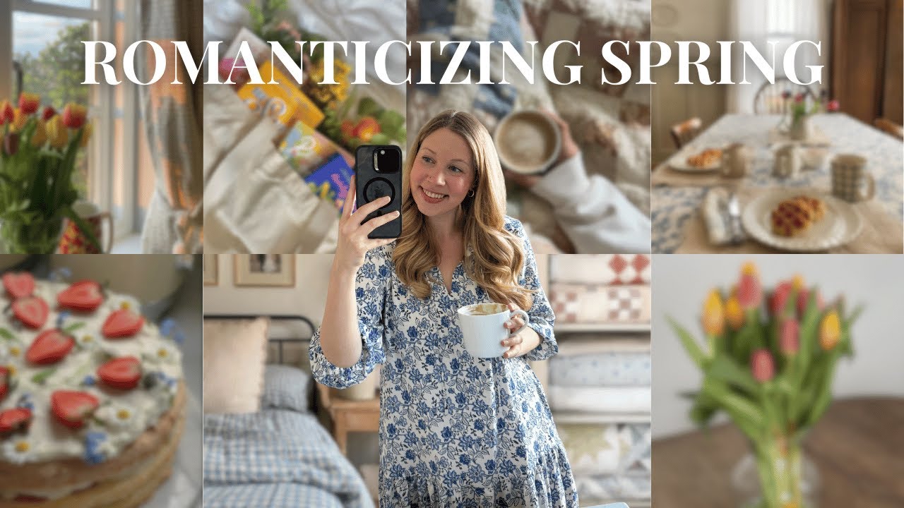 ROMANTICIZING SPRING 🌷🐣 the ultimate guide to enjoying spring (even when it doesn't feel like it)