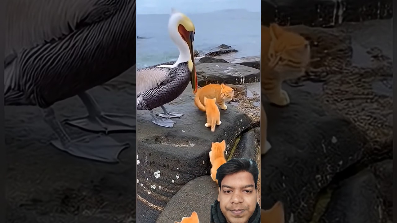 Pelicans United to Save a Mother Cat 