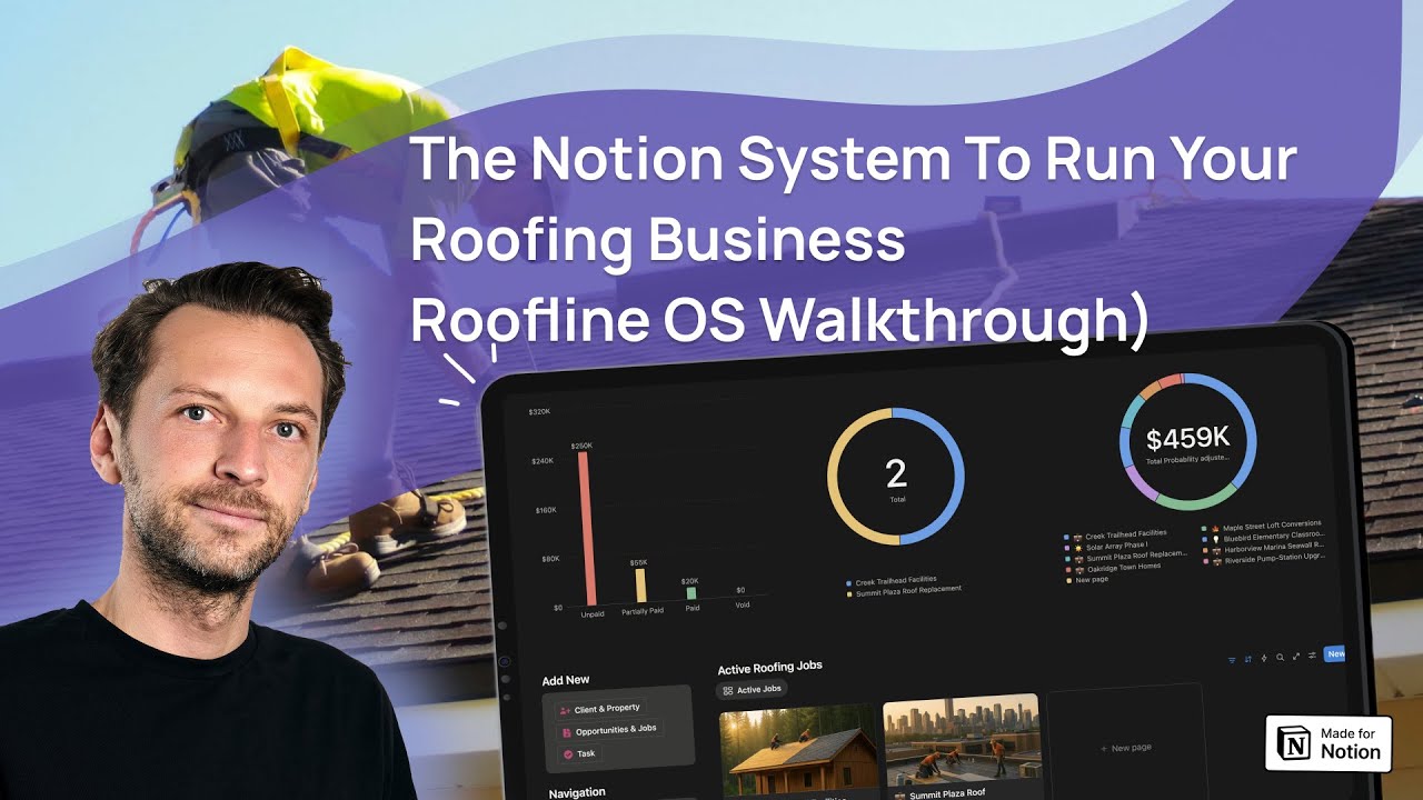 The Notion System That Runs My Roofing Business (Roofline OS Walkthrough)