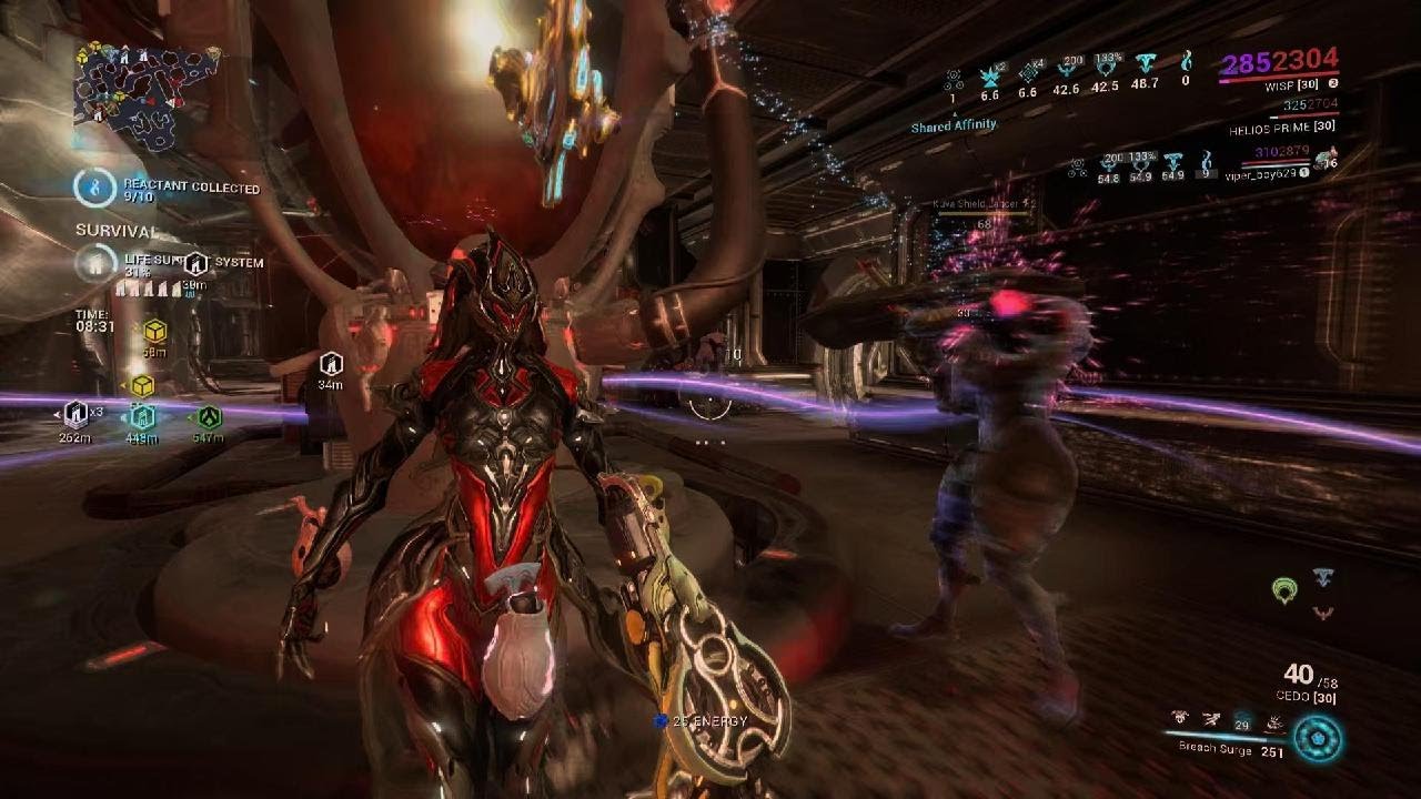 Warframe Wisp Cedo combo/with boost.