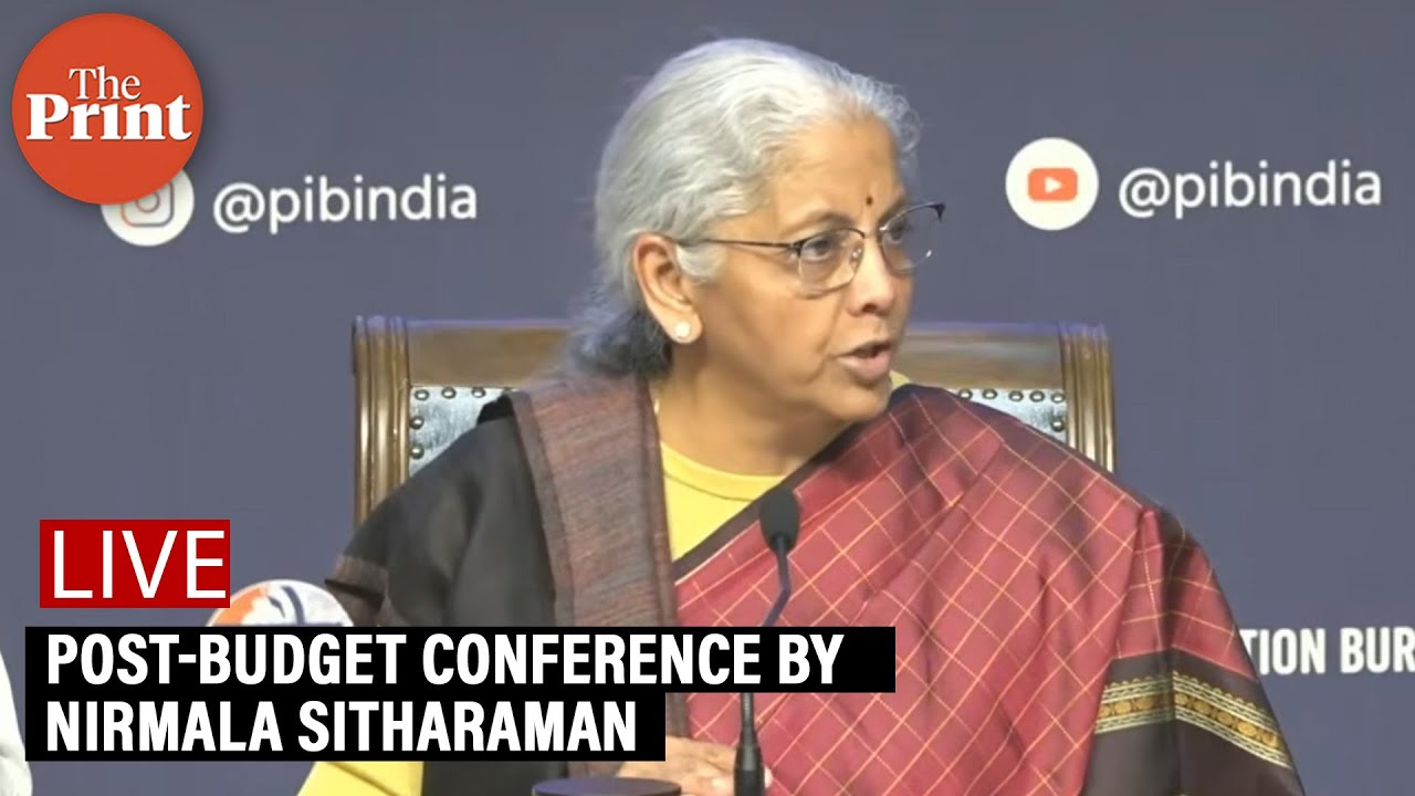 Union Budget 2026-27: Post-Budget Conference by Union Finance Minister Nirmala Sitharaman