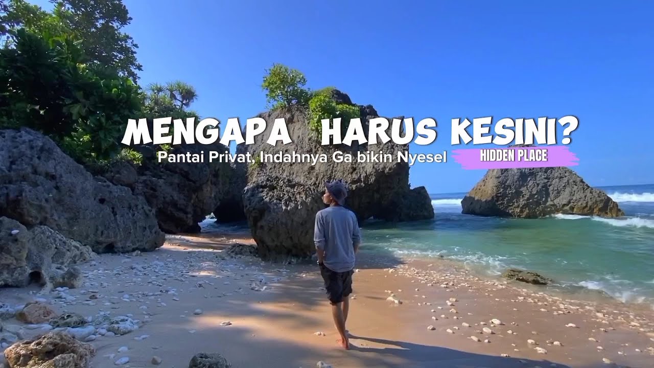 TAKJUB!! Pantai Terindah Ga ada Orang! PANTAI PRINGJONO Gunung Kidul