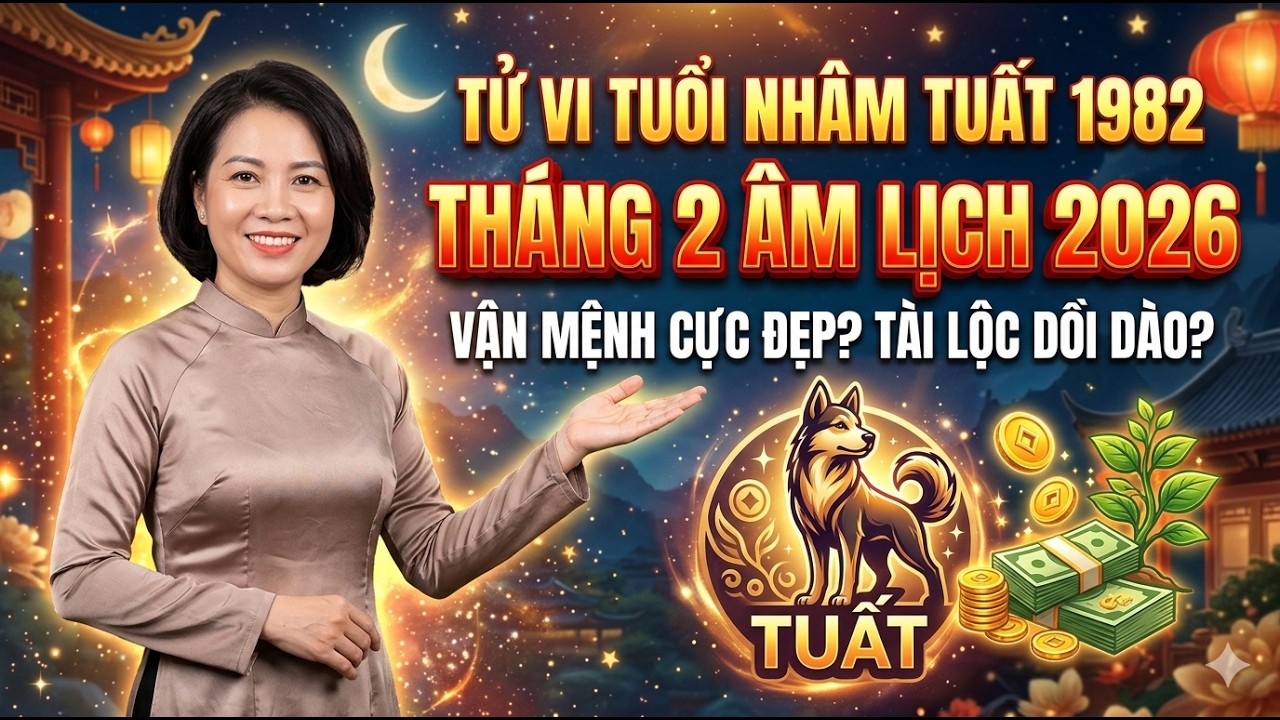 Tử Vi Tuổi Nhâm Tuất 1982: Trong Tháng 2 Âm Lịch Năm 2026 Công danh – Tài lộc – Sức khỏe – Gia đạo?