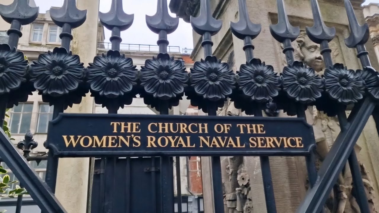 Church of St Mary le Strand = Church of The Women's Royal Naval Service. Architectural Masterpiece⬇️