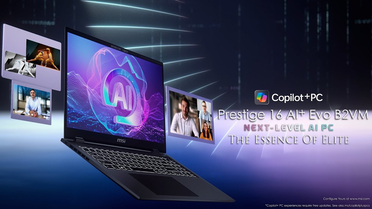 Prestige 16 AI+ Evo B2VM &mdash; Next-Level AI PC | MSI
