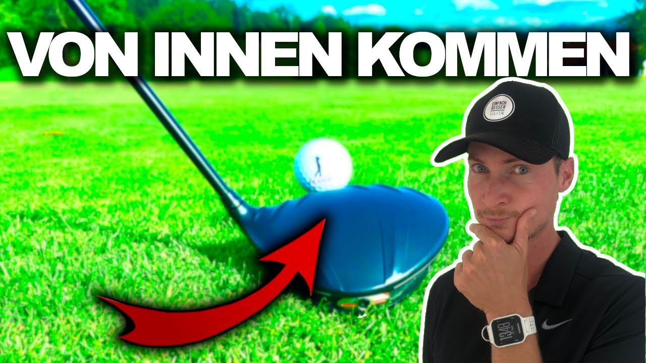 Die einfache Golfschwung Bewegung, um von innen an den Ball zu kommen 