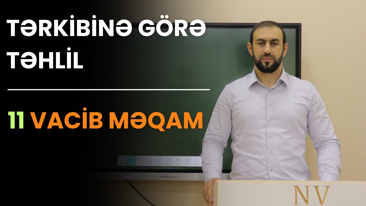 Azərbaycan dili. Tərkibinə görə təhlil nümunələri - YENİ 2023
