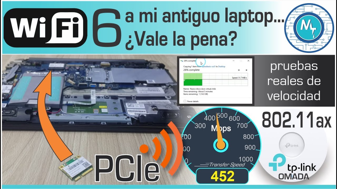 Cómo actualizar a WiFi 6 mi vieja computadora portátil - ¿Realmente vale la pena? - PCIe Mini
