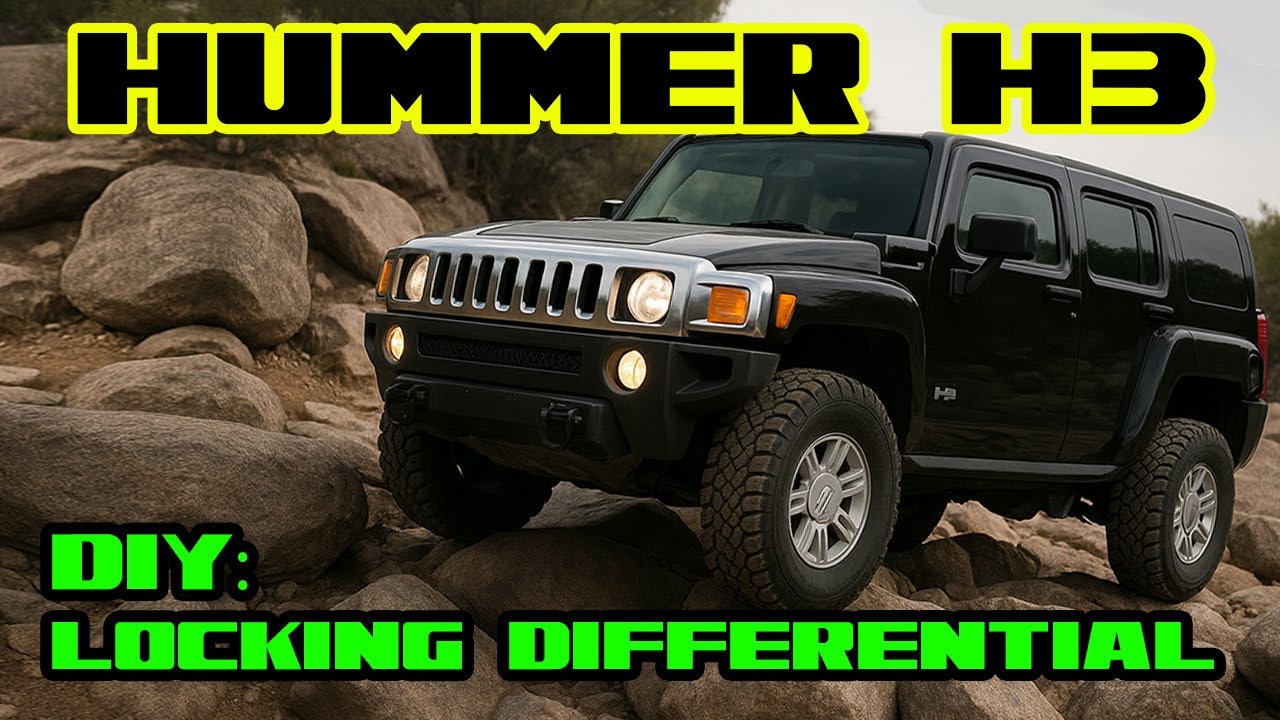 Hummer H3 - locking rear diff install and axle swap