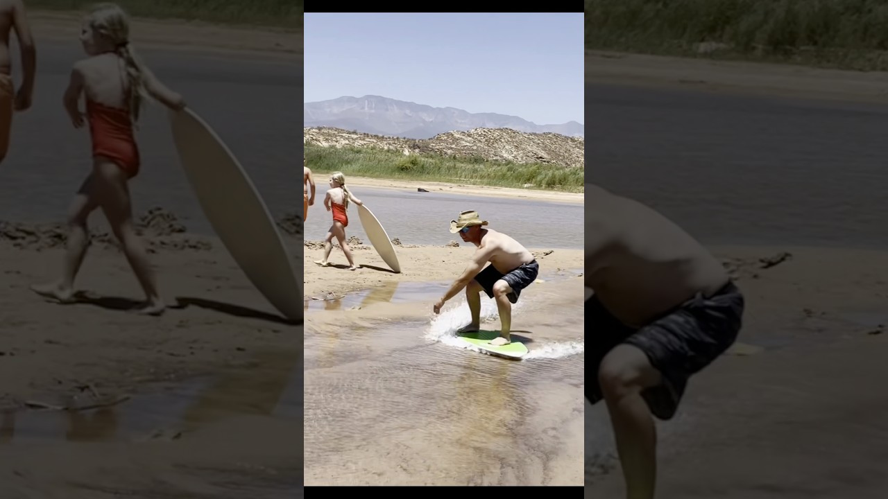 Skimboarding 180 shuvit revert #flatlandskimboarding