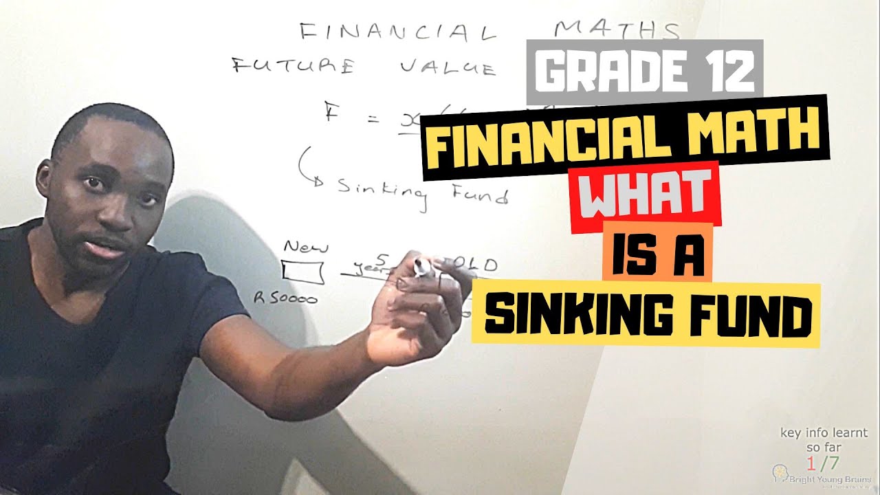 Financial Maths grade 12, Sinking Funds