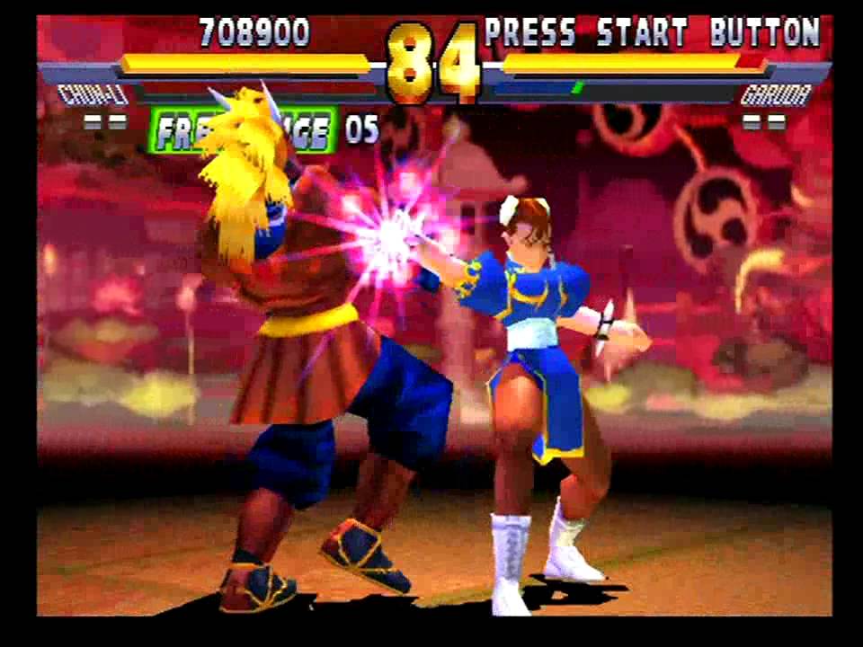 Street Fighter EX 2 Plus (PlayStation) Arcade as Chun-Li