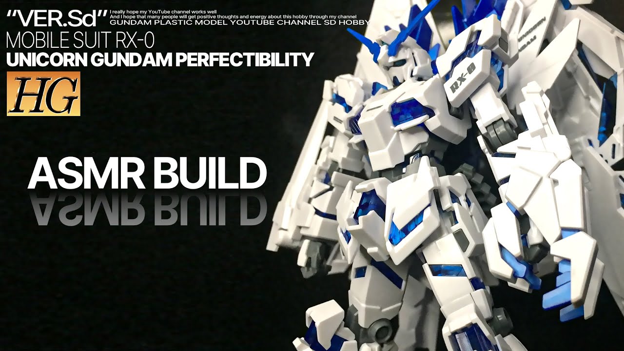 HGUC 1/144 Gundam Unicorn Perfectibility ASMR Buikd
